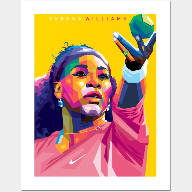 Serena Williams Wall Art by Wijaya6661